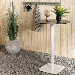 Paris prix Table de bar de jardin Milano - Gris & blanc