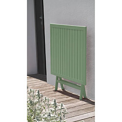 Avis Paris Prix Table de Jardin Pliante Marius 70cm Vert Lagune