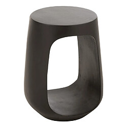 Paris prix Table d'appoint ronde en bois - Noir