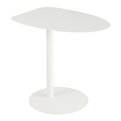 Paris prix Table d'appoint métal - Blanc