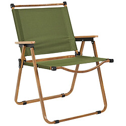 Paris Prix Chaise de Camping Pliable Mariposa 77cm Vert