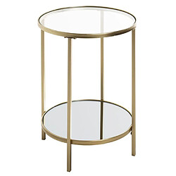 Paris prix Table d'appoint ronde - Or