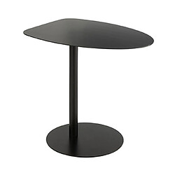 Mes Table d'appoint 55x39,5x50 cm en métal noir - METTI