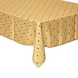 Atmosphera Nappe Antitache à Motifs Quinta 140x240cm Jaune