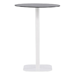Paris prix Table de bar de jardin Milano - Gris & blanc