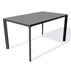 Paris prix Table de jardin aluminium - Gris anthracite