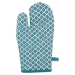 Atmosphera Gant & Manique Imprimé Tikal 32cm Bleu Canard