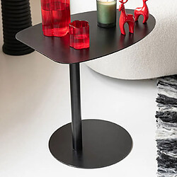 Mes Table d'appoint 55x39,5x50 cm en métal noir - METTI