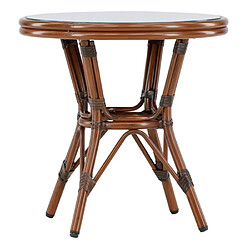 Paris prix table d'appoint de jardin - Marron