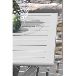 Acheter Paris prix table de jardin pliante - Gris
