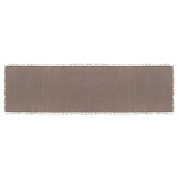 Secret De Gourmet Chemin de Table Maha 38x140cm Gris