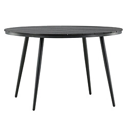 Paris Prix Table de Jardin Ronde Break 120cm Noir