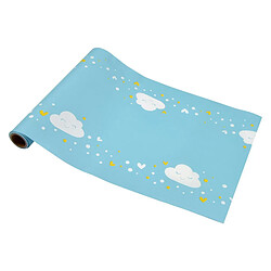 Paris Prix Chemin de Table en Papier Nuage 28x500cm Bleu