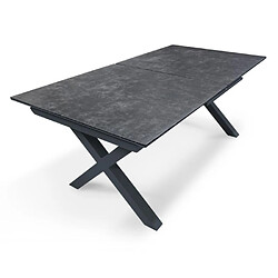 Paris prix Table de jardin extensible - Gris anthracite