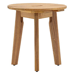 Paris prix Table d'appoint ronde - Naturel