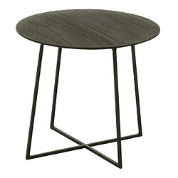 Paris prix Table d'appoint teck - Noir