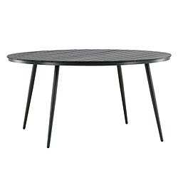 Paris Prix Table de Jardin Ronde Break 150cm Noir