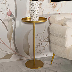 Mauro ferretti table d’appoint ronde - Or