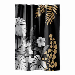 Rideau De Douche Orbella – 180x200 Cm – Noir Imprimé – Paris Prix