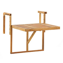 Paris Prix Table de Balcon en Bois Marion 60cm Naturel