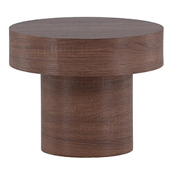 Paris prix Table d'appoint ronde - Marron