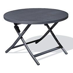 Paris prix Table de jardin pliante - Gris anthracite