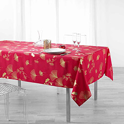 Avis Douceur D'Interieur Nappe Imprimée Bloomy 150x240cm Rouge
