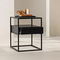 Acheter Paris prix Table d'appoint verre - Noir