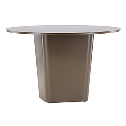 Paris Prix Table de jardin ronde - Marron