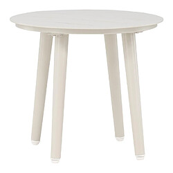 Paris prix Table d'appoint de jardin ronde - Beige