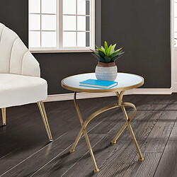 Mauro ferretti Table d'appoint ronde - Or