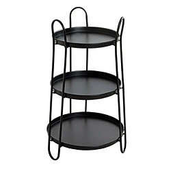Paris prix Table d'appoint 3 niveaux Regina - Noir