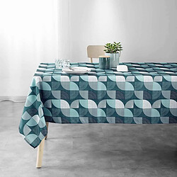 Avis Douceur D'Interieur Nappe Imprimée Ambroise 145x240cm Pétrole
