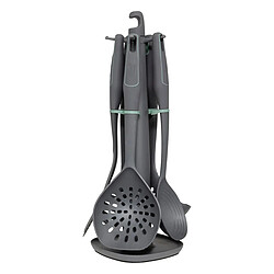 Five Simply Smart Lot de 5 Ustensiles Avec Support Néo 2 41cm Gris