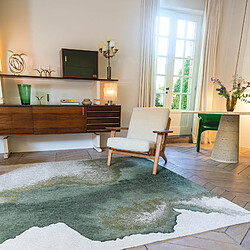 Avis NOVATREND Tapis salon et chambre tissé plat GREEN MIRAGE 240 x 340 cm