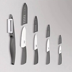 Five Simply Smart Éplucheur en Céramique Zirco 18cm Gris