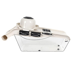 Paris Prix Mandoline avec Réservoir 5 Accessoires 32cm Beige