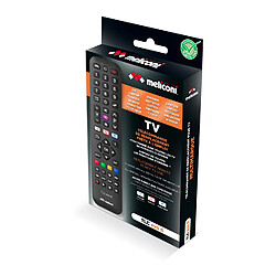 Meliconi - Télécommande de remplacement TLC EVO.6 pour TV multimarques (MDD) - 100% fonctions origine - Accès Netflix Youtube Prim pas cher