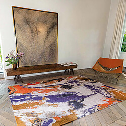 NOVATREND Tapis salon et chambre tissé plat PLUMMY 200 x 280 cm