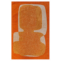 NOVATREND Tapis salon et chambre moderne tissé plat TOUC TOUC 140 x 200 cm