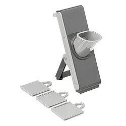 Five Simply Smart Mandoline à Piston Multidécoupe 26cm Gris 