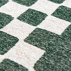 Avis NOVATREND Tapis salon et chambre tissé plat GREEN OCEAN 240 x 340 cm