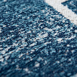 NOVATREND Tapis salon et chambre tissé plat SQUARY 080 x 150 cm pas cher