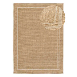 ATTICGO Tapis extérieur naturel effet jute GUINEA beige 160x230 cm