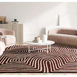 NOVATREND Tapis tufté main en laine TWISTER 160 x 230 cm