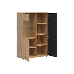 Acheter Pegane Vitrine-bibliothèque - Chêne