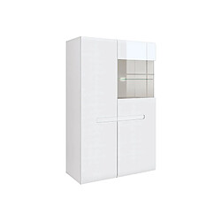 Pegane Vitrine bibliothèque - Blanc