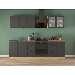 Pegane Cuisine complète 260 cm - Graphite