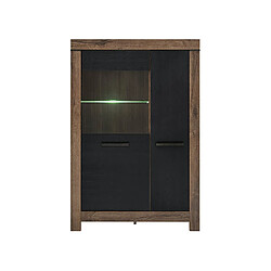 Avis Pegane Vitrine bibliothèque - Chêne