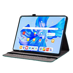 Avis Étui pour tablette Huawei MatePad Pro 11 (2022) , cuir gaufré, motif papillon et rose - Vert